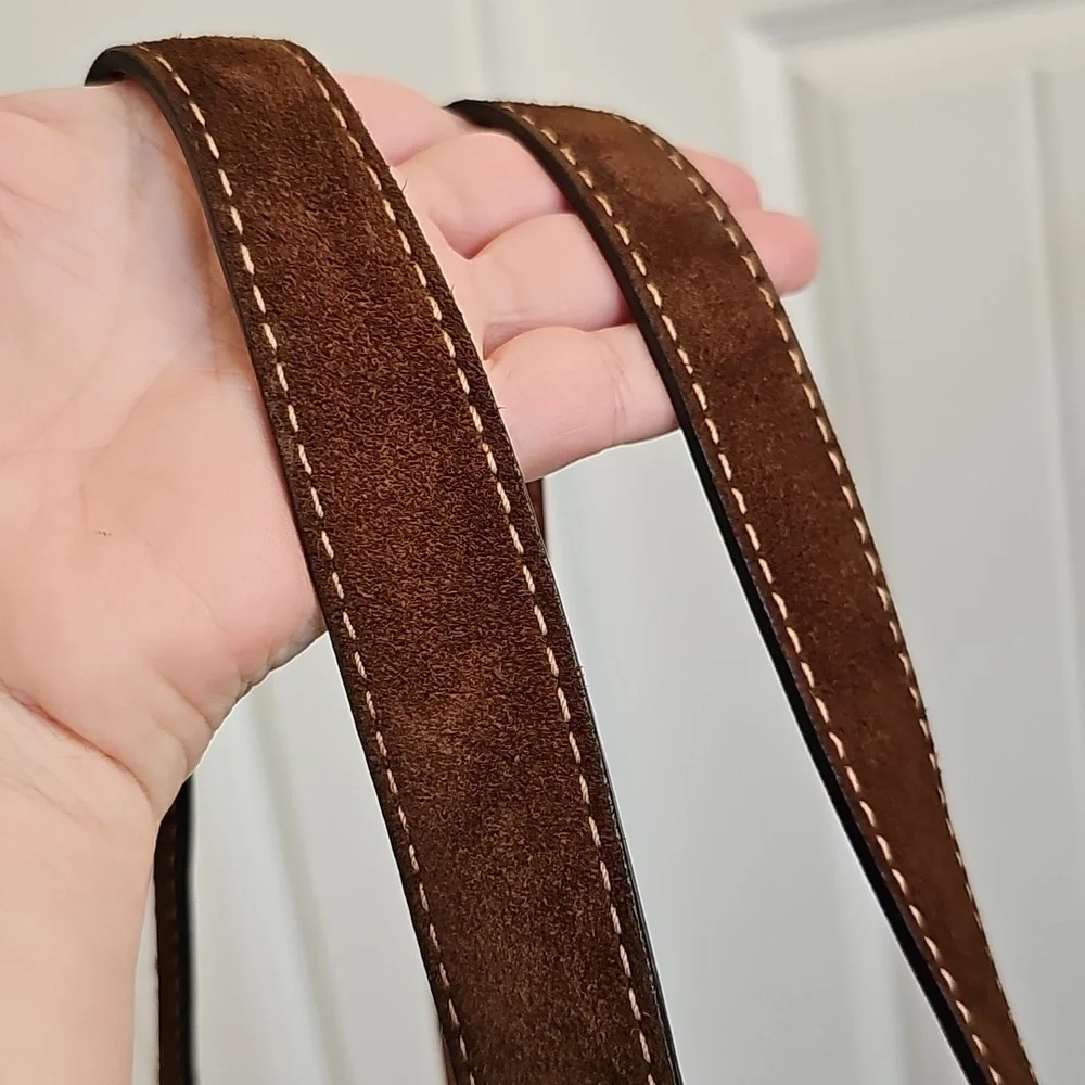 RARE Vintage 2006 Coach Limited Edition "Poppy for Peace" Suede Tote 9259 - EUC - Picture 11 of 15